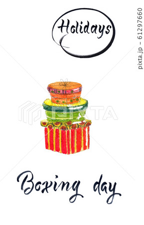 Happy Boxing Day sale with gifts wrapping Happy Boxing Day sale with gifts wrapping 61297660