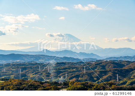 快晴の富士山 61299146