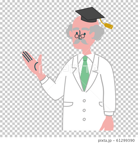 Doctor white coat senior male explanation Doctor white coat senior male explanation 61299390