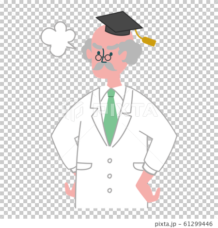 Doctor white coat senior male angry Doctor white coat senior male angry 61299446