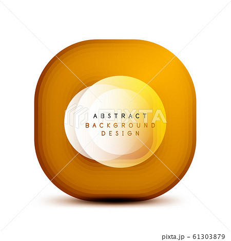 Square geometric banners with 3d smooth blend effect. Digital technology trendy icon design. Vector Illustration For Wallpaper, Banner, Background, Card, Book Illustration, landing page 61303879