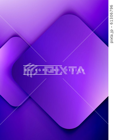 Rounded squares shapes composition geometric abstract background. 3D shadow effects and fluid gradients. Modern overlapping forms. Rounded squares shapes composition geometric abstract background. 3D shadow effects and fluid gradients. Modern overlapping forms. 61306796