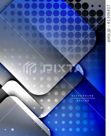 Rounded squares shapes composition geometric abstract background. 3D shadow effects and fluid gradients. Modern overlapping forms. Rounded squares shapes composition geometric abstract background. 3D shadow effects and fluid gradients. Modern overlapping forms. 61306837