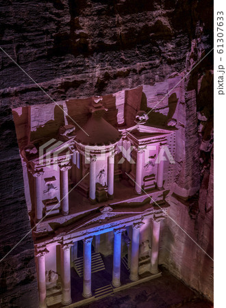The Treasury in Petra, Jordan 61307633