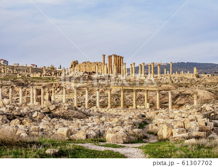 Jerash Ruins in Jordan 61307702