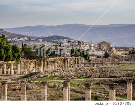 Jerash Ruins in Jordan 61307706