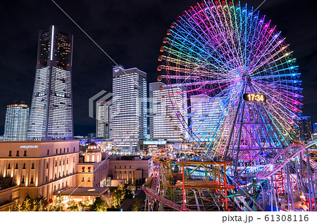 《神奈川県》横浜みなとみらい・全館ライトアップ夜景《2019》 61308116