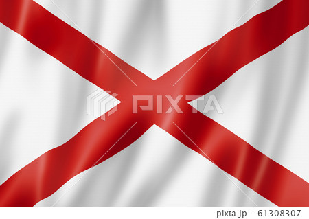 Alabama flag, USA 61308307