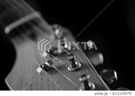 Electric Guitar Neck Close-up D Electric Guitar Neck Close-up D 61310970