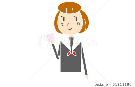 卒業式の女の子パターン 61311196