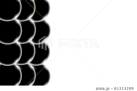 Black abstract shiny beautiful and convex  61313289