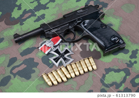WWII era nazi german army 9 mm pistol WWII era nazi german army 9 mm pistol 61313790