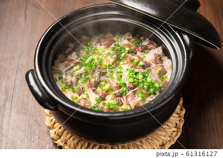 ホタルイカの炊き込みご飯 61316127