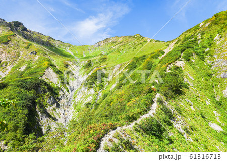 秋の五竜岳登山 （白岳直下の急登） 61316713