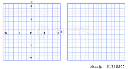 グラフ用紙のイラスト素材