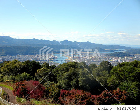 寺山より見下ろす川内川光景(薩摩川内市) 寺山より見下ろす川内川光景(薩摩川内市) 61317004
