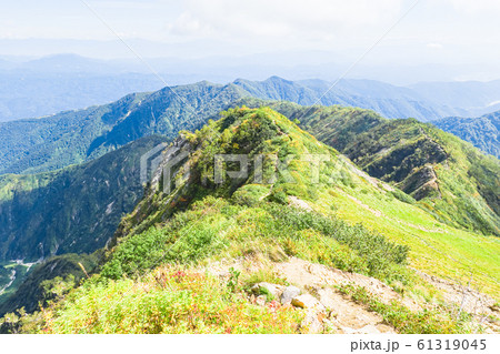 秋の五竜岳登山 (白岳から見る遠見尾根) 秋の五竜岳登山 (白岳から見る遠見尾根) 61319045