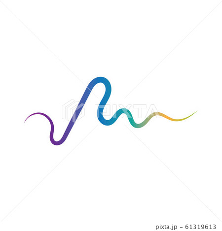 Sound waves vector illustration 61319613