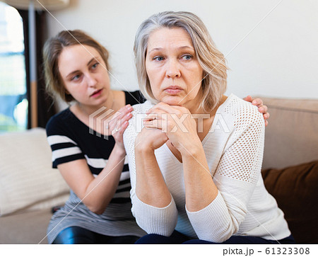 Two women after quarrel Two women after quarrel 61323308