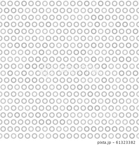 Gray ring pattern. Seamless vector background 61323382