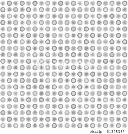 Checkered grey dot pattern with rings. Seamless Checkered grey dot pattern with rings. Seamless 61323385