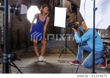 Photo shoot of young model Photo shoot of young model 61324674