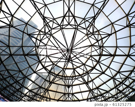 ガラス 天井 鉄骨 61325275