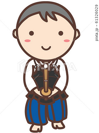 剣道をする男の子 剣道をする男の子 61326029