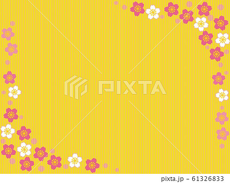 桜 フレーム ストライプ 桜 フレーム ストライプ 61326833