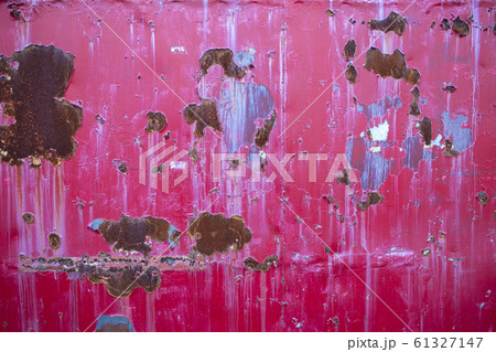 ペンキ剥がれ、赤錆 #4 61327147