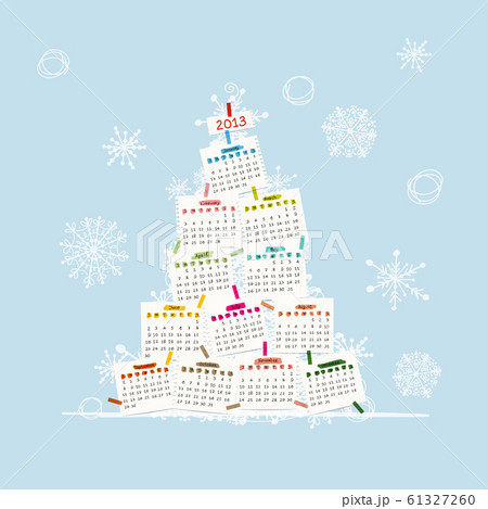 Calendar tree 2013 for your design 61327260