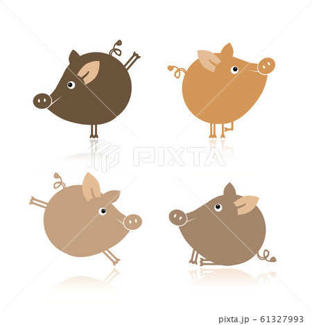 Cute piggy for your design Cute piggy for your design 61327993