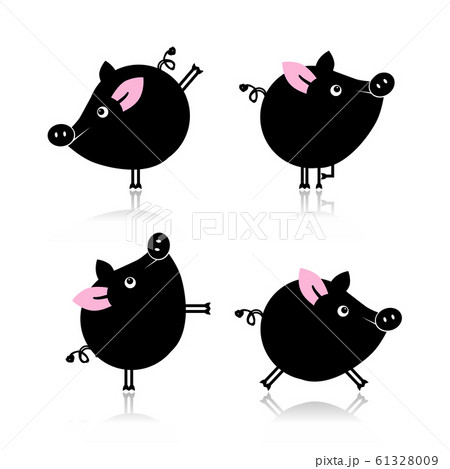 Cute piggy for your design Cute piggy for your design 61328009