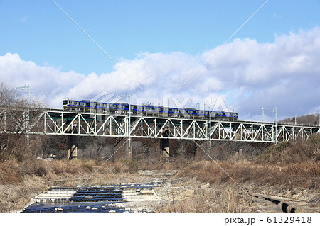 黒川橋梁を渡るE531系電車 黒川橋梁を渡るE531系電車 61329418