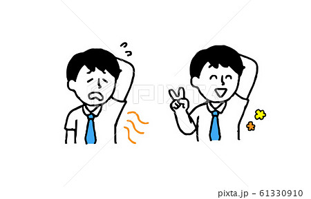 脇の匂いとネクタイ男性セット（シンプル） 61330910