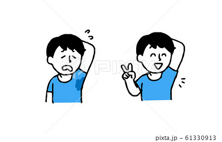 脇の匂いと私服男性セット（シンプル） 61330913