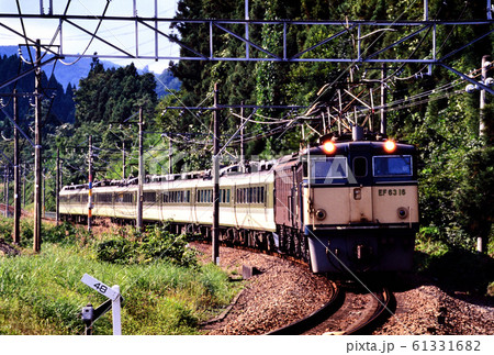 1996年 碓氷峠を行くEF6316の牽く489系L特急あさま号 1996年 碓氷峠を行くEF6316の牽く489系L特急あさま号 61331682