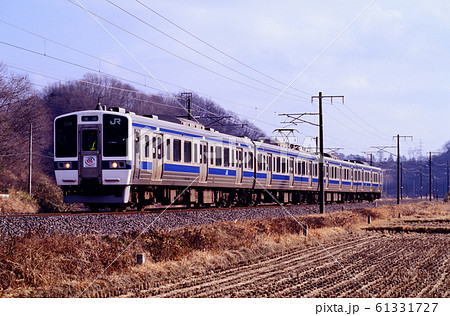 1997年 常磐線を走る415系1500番台普通電車4両の写真素材 [61331727] - PIXTA