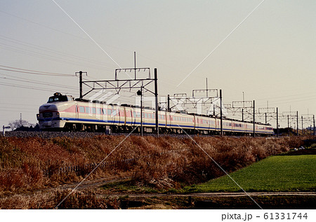 1996年　高崎線を走る489系ボンネット車特急白山9両 61331744