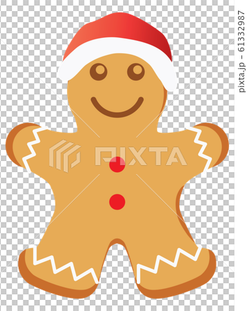 Gingerbread man Santa Claus - Stock Illustration [61332987] - PIXTA