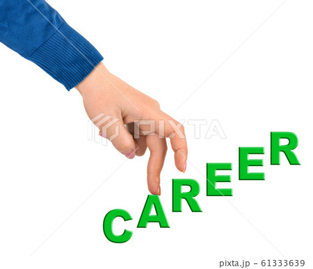 Hand and stairs Career 61333639