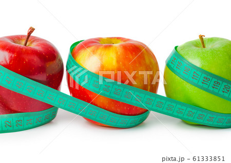 Apples and measuring tape Apples and measuring tape 61333851