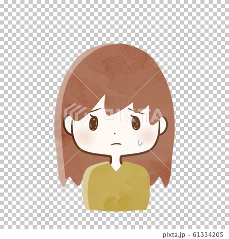 Sad face-woman Sad face-woman 61334205