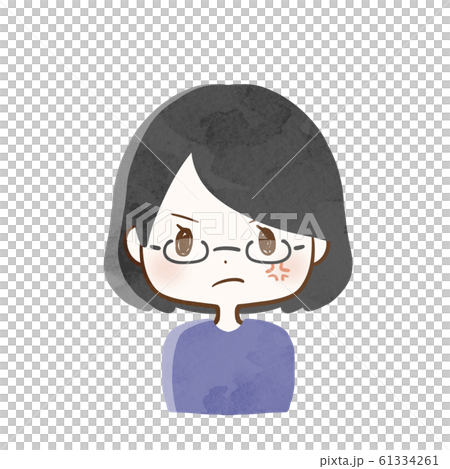 憤怒的臉的女人 憤怒的臉的女人 61334261