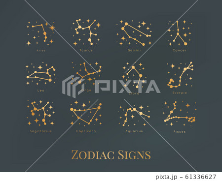 Vector illustration of zodiac sign. 61336627