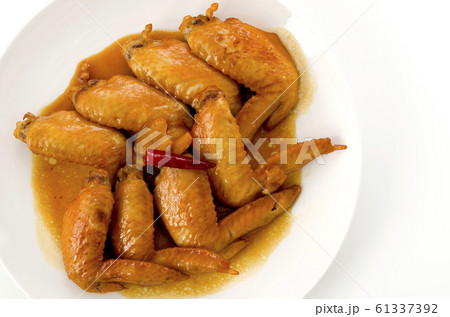 手羽先の甘辛照り焼き 61337392