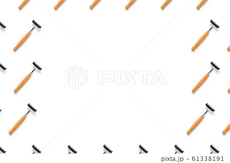 Zero waste accessories on white background. 61338191