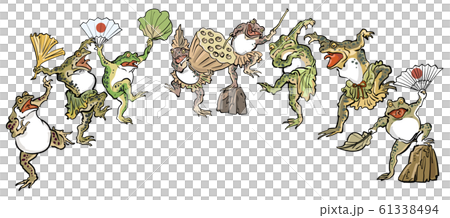 カエルの踊りセット カエルの踊りセット 61338494