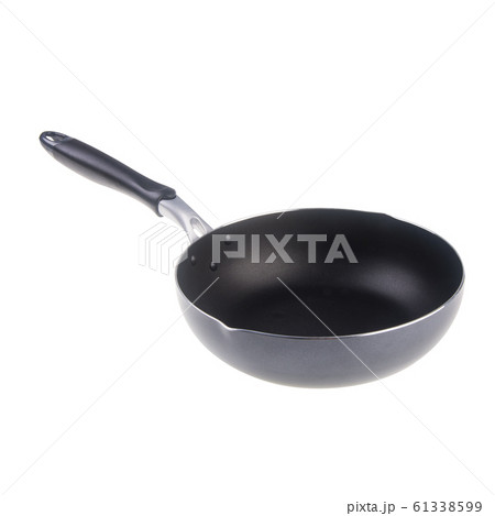 pan or metal frying pan on a background new. 61338599