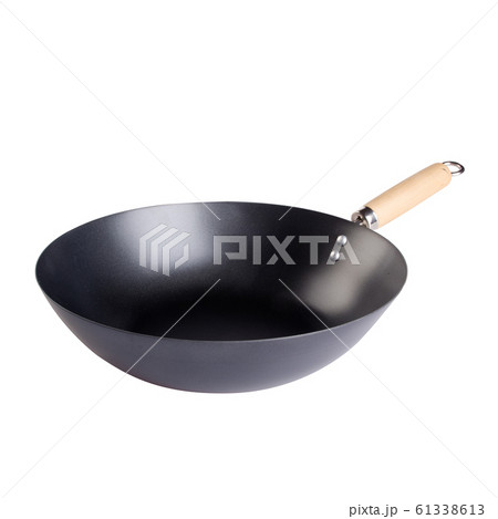 pan or metal frying pan on a background new. 61338613